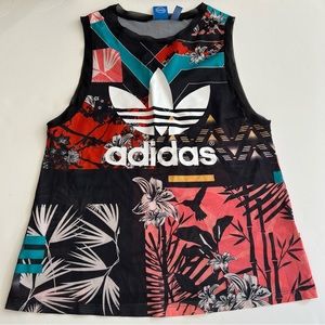 Gorgeous ADIDAS sheer sleeveless top basketball jersey small